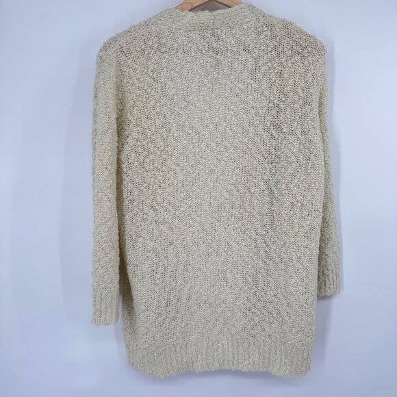 Chicos 2 Open Front Cardigan Sweater Size Large ivory womens - Picture 6 of 9